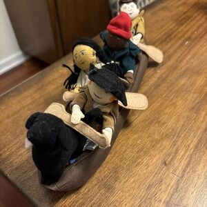 1999 Merrymakers Plush Lewis & Clark Expedition Adventure‎ Toy Playset